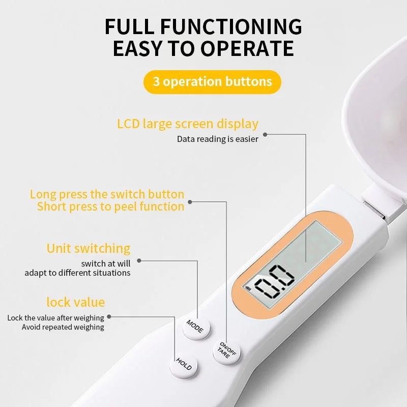 Smart Spoon Scale for Easy Cooking