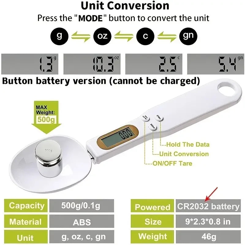 Smart Spoon Scale for Easy Cooking