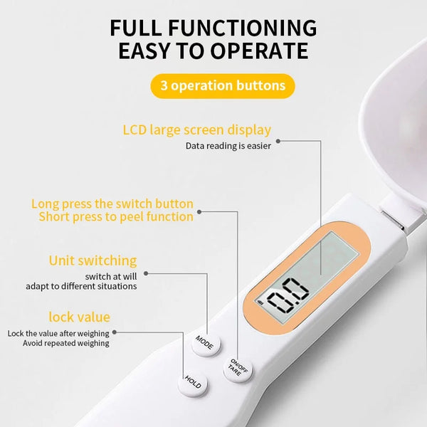 Smart Spoon Scale for Easy Cooking