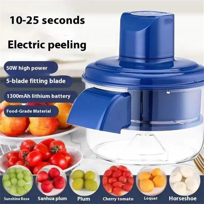 Hands Free Fruit Peeler