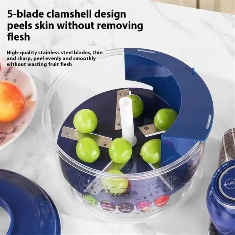 Hands Free Fruit Peeler