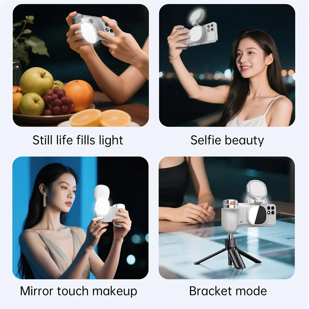 Smart Selfie Handle with Light