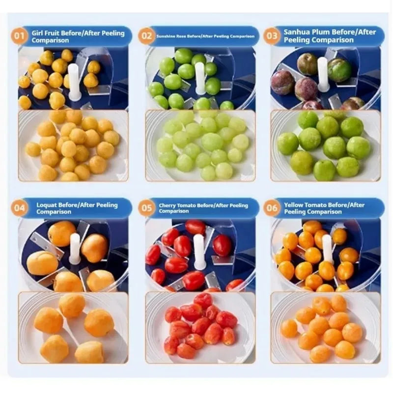 Hands Free Fruit Peeler